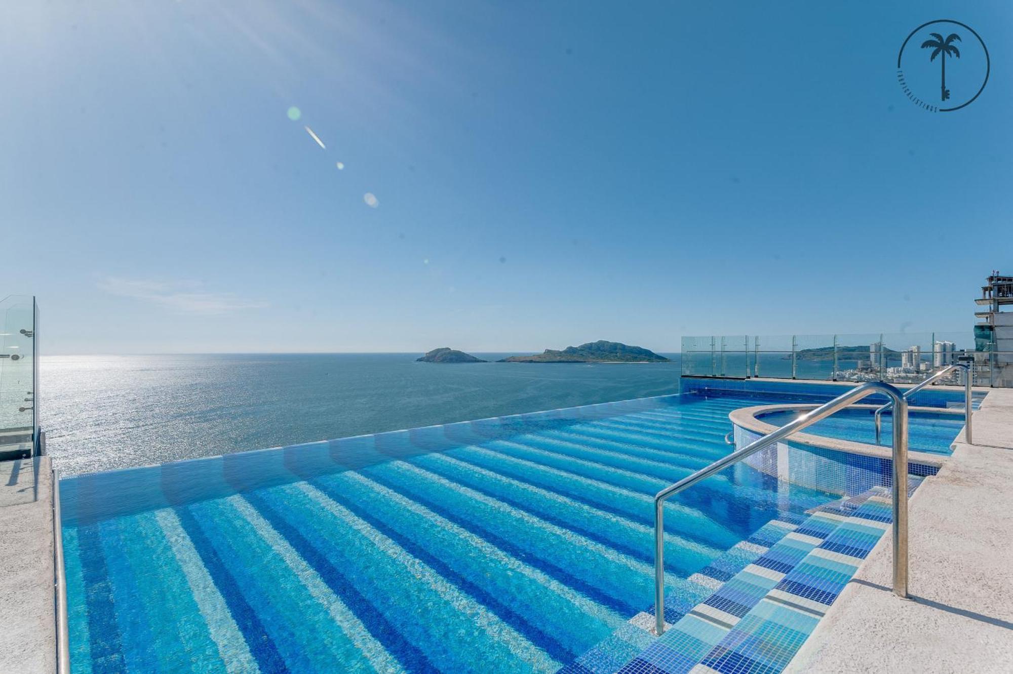 Hermosa Vista Al Mar, Condominio De Lujo! Mazatlán Exteriör bild