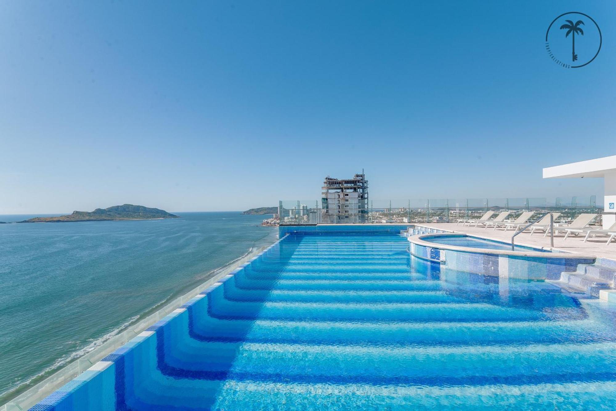 Hermosa Vista Al Mar, Condominio De Lujo! Mazatlán Exteriör bild